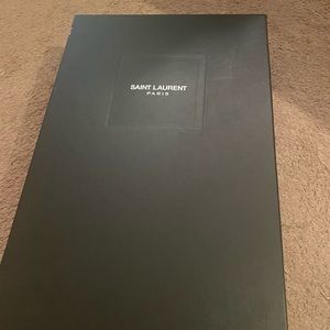 Saint Laurent black boots worn three times.